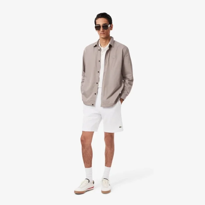 Fleece-shorts för män med normal passform