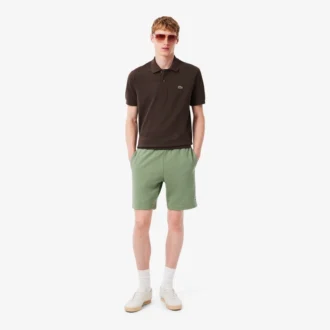 Fleece-shorts för män med normal passform