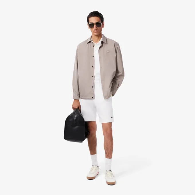 Fleece-shorts för män med normal passform
