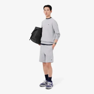Fleece-shorts för män med normal passform