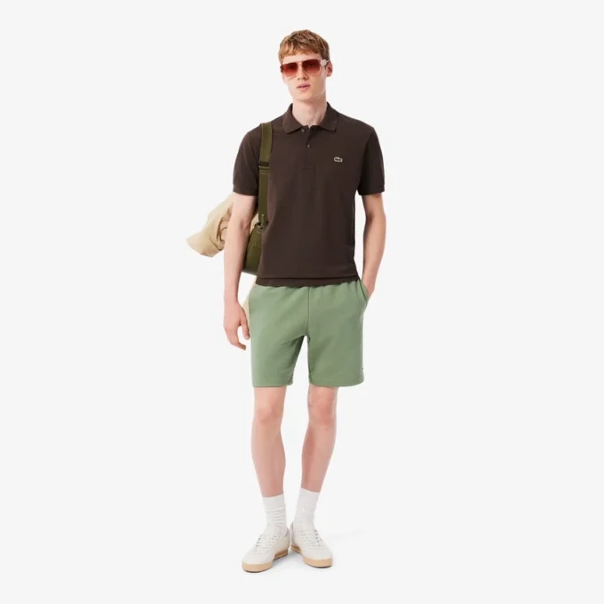 Fleece-shorts för män med normal passform Fleece-shorts för män med normal passform