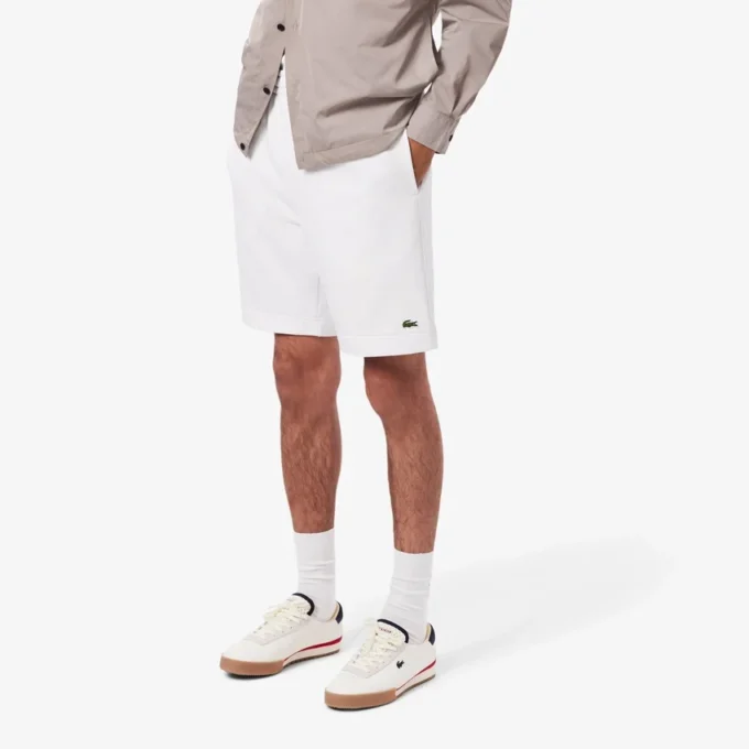 Fleece-shorts för män med normal passform