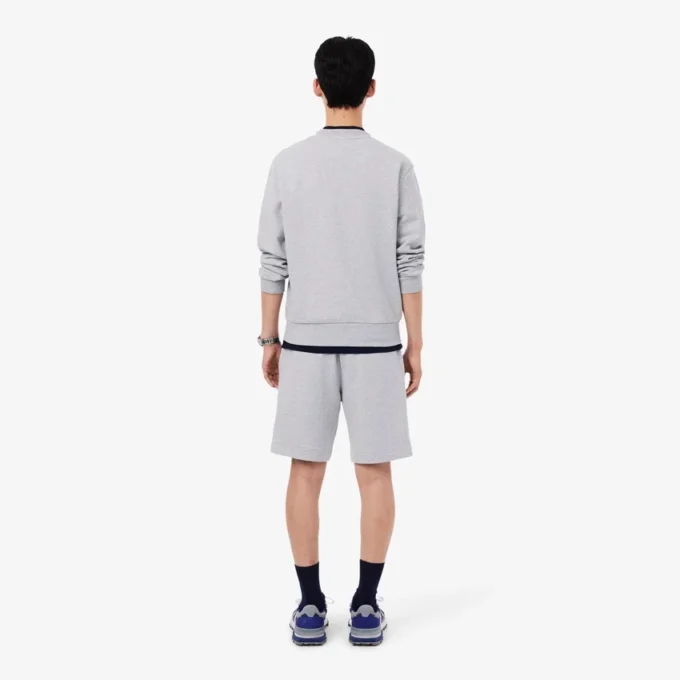 Fleece-shorts för män med normal passform