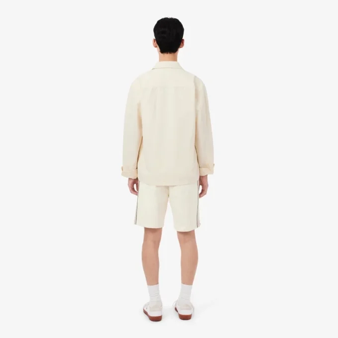 Fleece-shorts i regular fit med färgblock Fleece-shorts i regular fit med färgblock