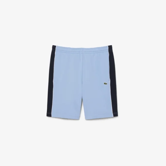 Fleece-shorts i regular fit med färgblock Fleece-shorts i regular fit med färgblock