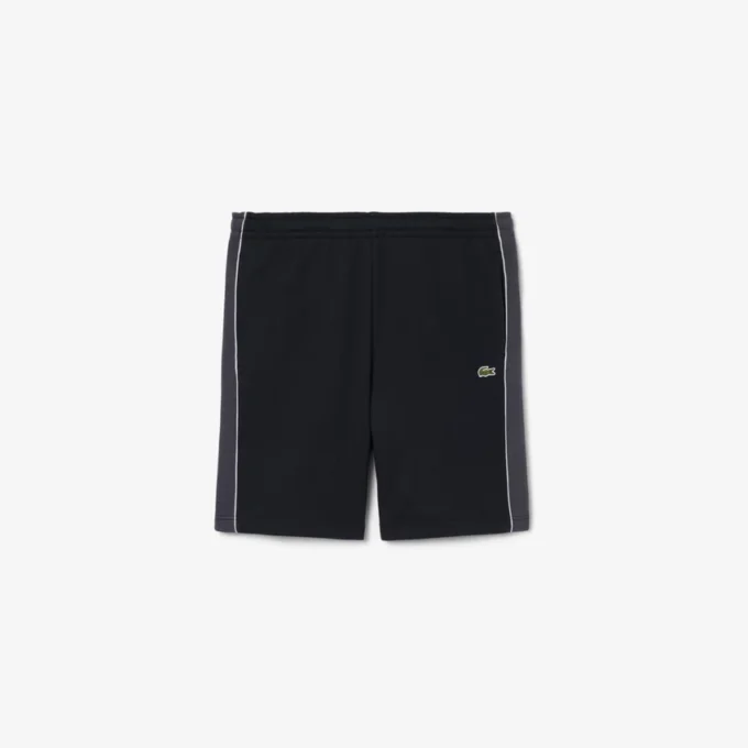 Fleece-shorts i regular fit med färgblock Fleece-shorts i regular fit med färgblock