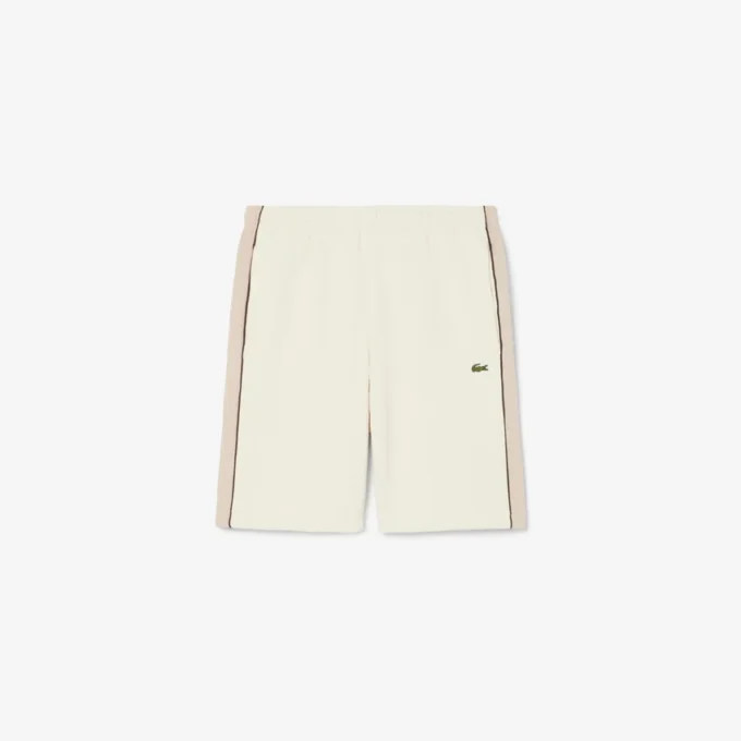 Fleece-shorts i regular fit med färgblock Fleece-shorts i regular fit med färgblock