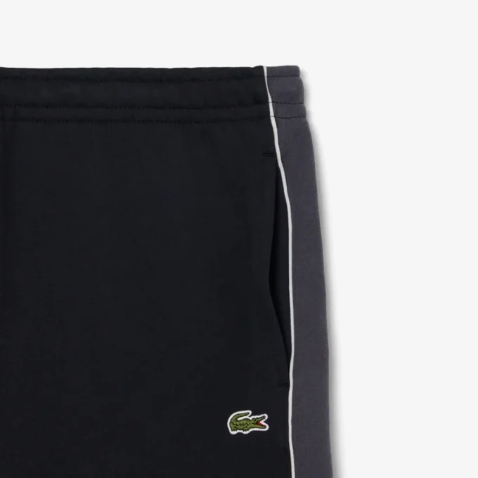 Fleece-shorts i regular fit med färgblock Fleece-shorts i regular fit med färgblock