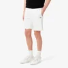 Fleece-shorts med logotyp och ränder i normal passform Fleece-shorts med logotyp och ränder i normal passform