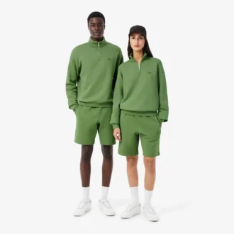 Fleece-shorts med normal passform