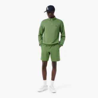 Fleece-shorts med normal passform