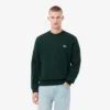 Fleece-Sweatshirt för män med krokodilmotiv Fleece-Sweatshirt för män med krokodilmotiv