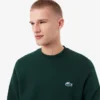 Fleece-Sweatshirt för män med krokodilmotiv Fleece-Sweatshirt för män med krokodilmotiv