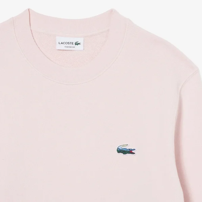Fleece-Sweatshirt för män med krokodilmotiv Fleece-Sweatshirt för män med krokodilmotiv