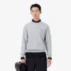 Fleece-Sweatshirt i klassisk passform för herr