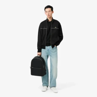 Fleece-Sweatshirt i klassisk passform för herr