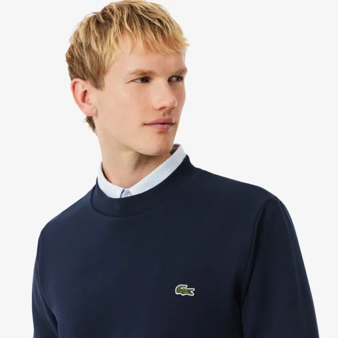 Fleece-Sweatshirt i klassisk passform för herr Fleece-Sweatshirt i klassisk passform för herr