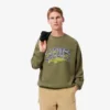 Fleece-Sweatshirt i lös passform för herr