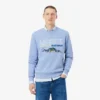 Fleece-Sweatshirt med broderat motiv för herr Fleece-Sweatshirt med broderat motiv för herr
