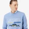 Fleece-Sweatshirt med broderat motiv för herr Fleece-Sweatshirt med broderat motiv för herr