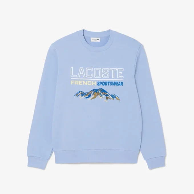 Fleece-Sweatshirt med broderat motiv för herr Fleece-Sweatshirt med broderat motiv för herr