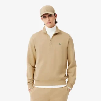Fleece-sweatshirt med dragkedja för herr