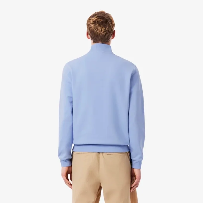 Fleece-Sweatshirt med dragkedja för män