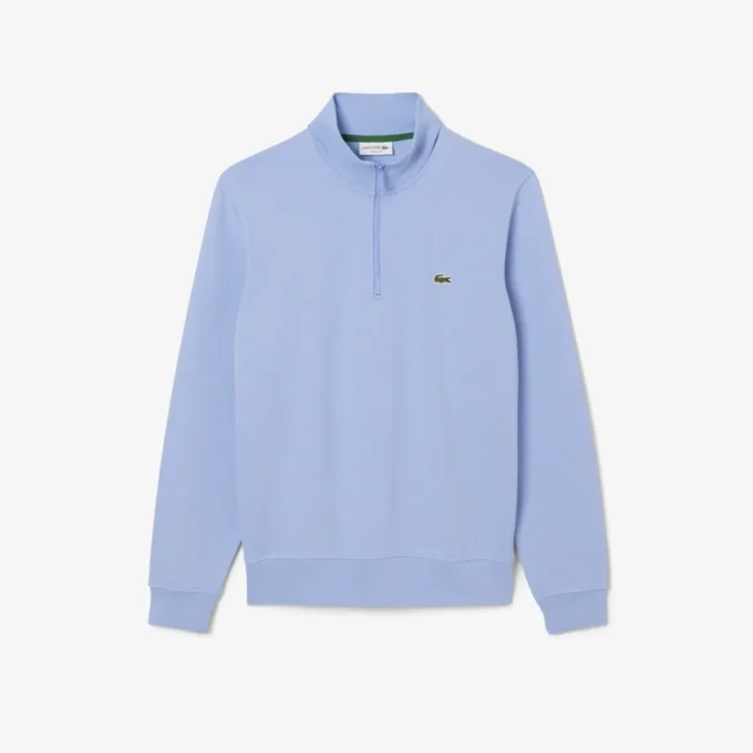 Fleece-Sweatshirt med dragkedja för män