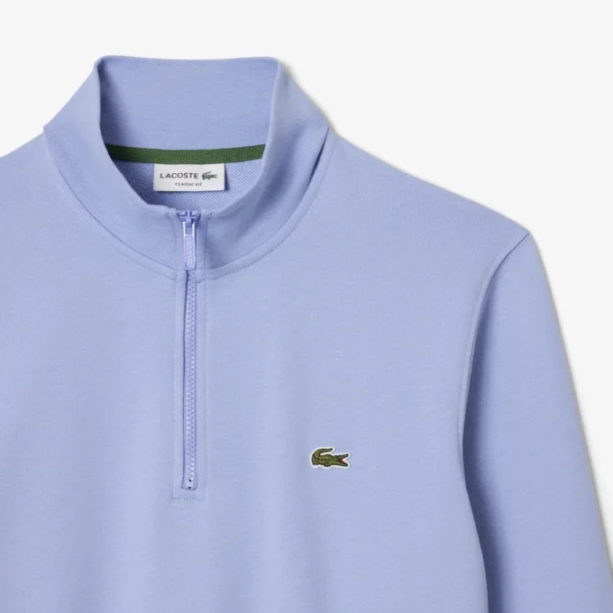 Fleece-Sweatshirt med dragkedja för män