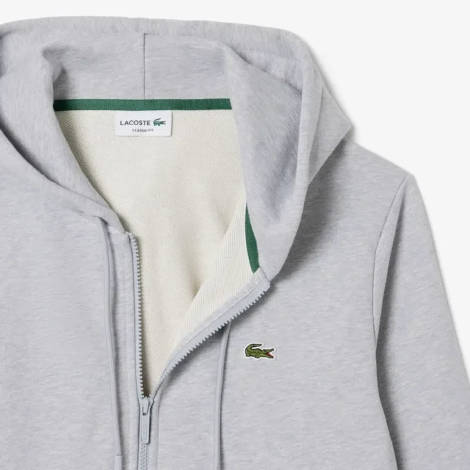 Fleece-Sweatshirt med dragkedja i klassisk passform för herr Fleece-Sweatshirt med dragkedja i klassisk passform för herr