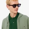 Fleece-Sweatshirt med dragkedja i klassisk passform för herr