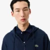 Fleece-Sweatshirt med dragkedja i klassisk passform för herr