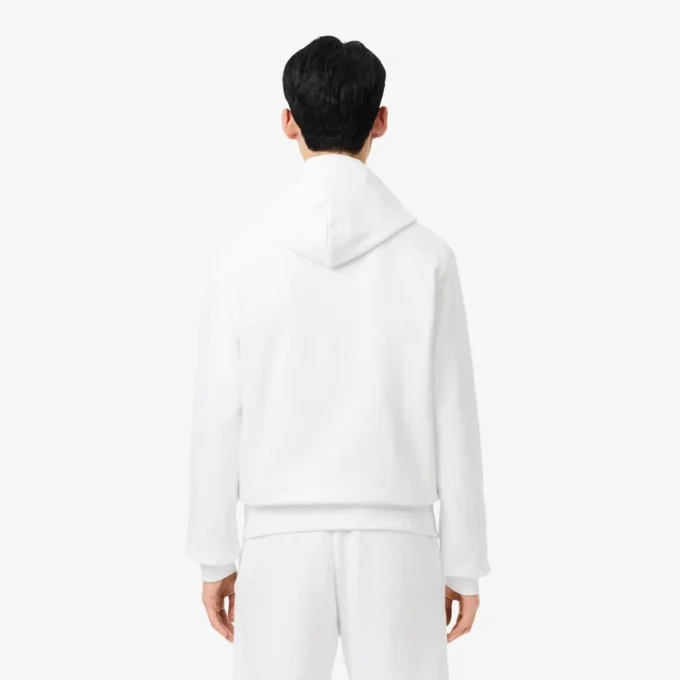 Fleece-Sweatshirt med dragkedja i klassisk passform för herr