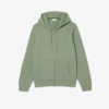 Fleece-Sweatshirt med dragkedja i klassisk passform för herr
