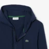 Fleece-Sweatshirt med dragkedja i klassisk passform för herr