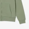 Fleece-Sweatshirt med dragkedja i klassisk passform för herr