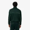 Fleece-Sweatshirt med dragkedja och satineffekt för herr