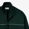 Fleece-Sweatshirt med dragkedja och satineffekt för herr