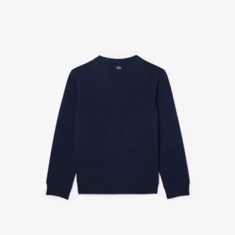 Fleece-Sweatshirt med krokodiltryck för barn