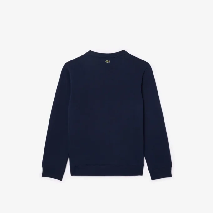 Fleece-Sweatshirt med krokodiltryck för barn Fleece-Sweatshirt med krokodiltryck för barn