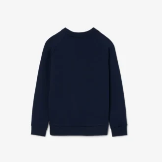 Fleece-sweatshirt med monogramtryck för pojkar