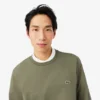 Fleece-Sweatshirt med randigt band Fleece-Sweatshirt med randigt band