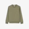 Fleece-Sweatshirt med randigt band Fleece-Sweatshirt med randigt band