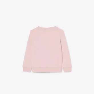 Fleece-Sweatshirt med rund hals för barn