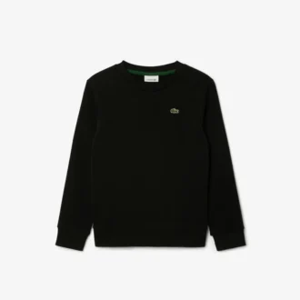 Fleece-Sweatshirt med rund hals för flickor