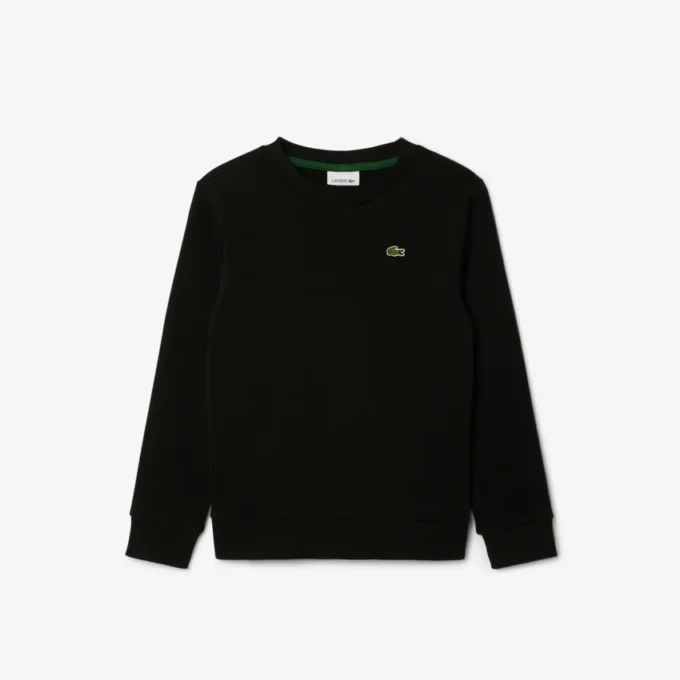 Fleece-Sweatshirt med rund hals för flickor Fleece-Sweatshirt med rund hals för flickor