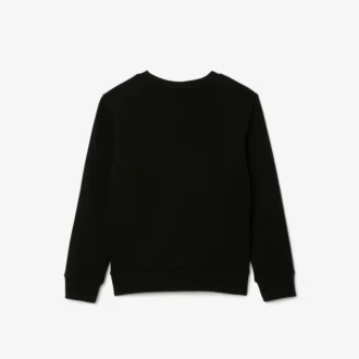 Fleece-Sweatshirt med rund hals för flickor