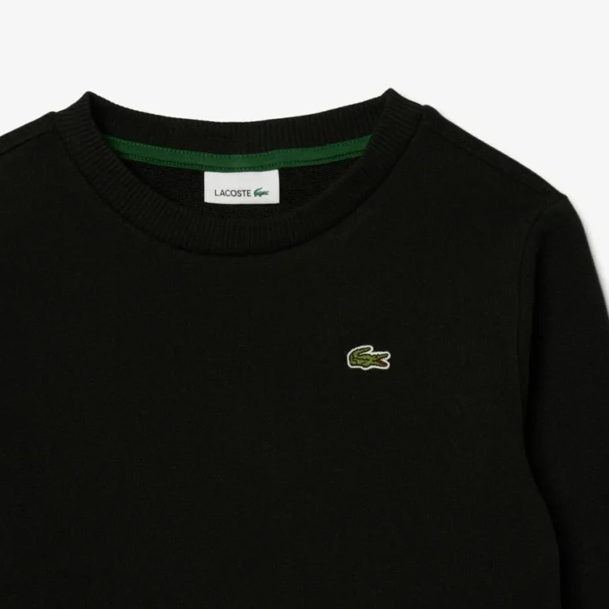 Fleece-Sweatshirt med rund hals för flickor Fleece-Sweatshirt med rund hals för flickor