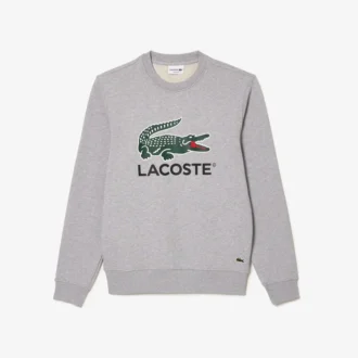Fleece-Sweatshirt med rund hals för herr