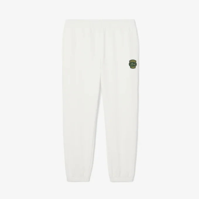 Fleece-tröja med emblem för herr